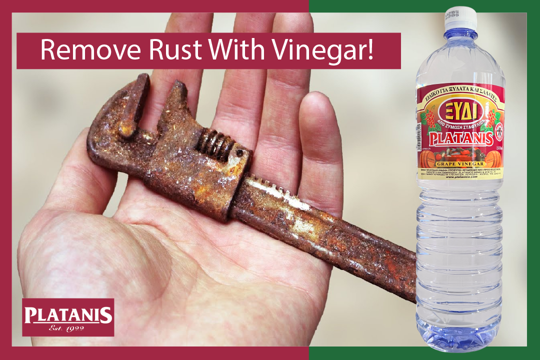 Remove Rust With White Vinegar Platanico