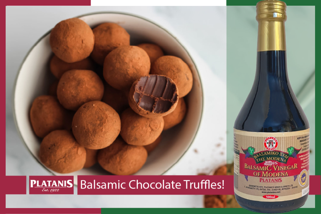 Balsamic Vinegar chocolate truffles