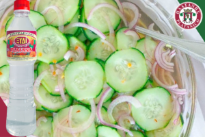 Simple and refreshing summer pickle with Platanis white vinegar