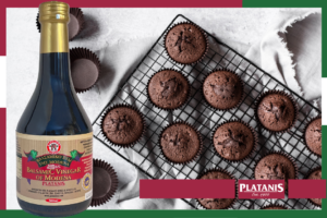 Platanis balsamic chocolate cupcakes