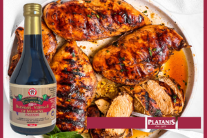 Platanis balsamic vinegar glazed chicken breasts