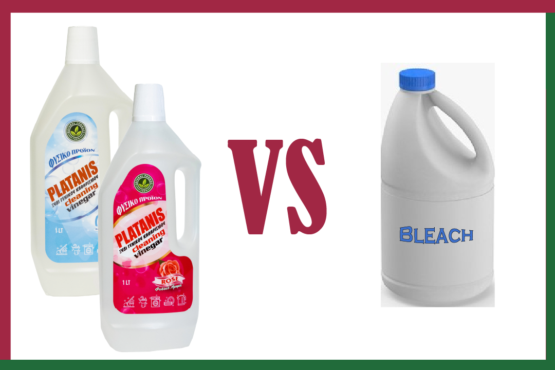 Cleaning vinegar has several advantages over bleach