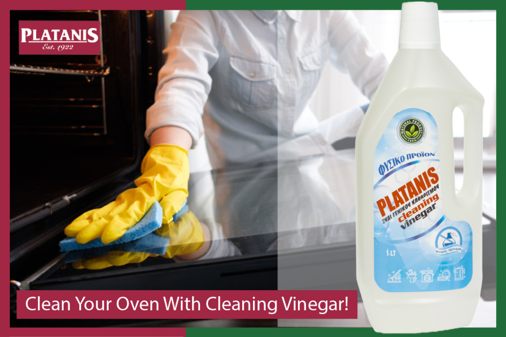 How to clean your oven with cleaning vinegar